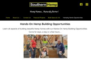 Southern Hemp Hands-On Hemp Building Opportunities